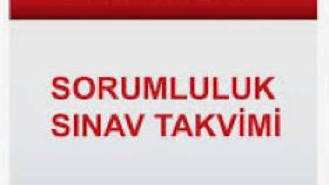 2024-2025 EĞİTİM ÖĞRETİM YILI EYLÜL DÖNEMİ SORUMLULUK SINAV TAKVİMİ 